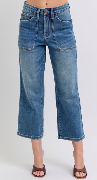 Judy Blue - High Waisted Utility Pocket Jeans