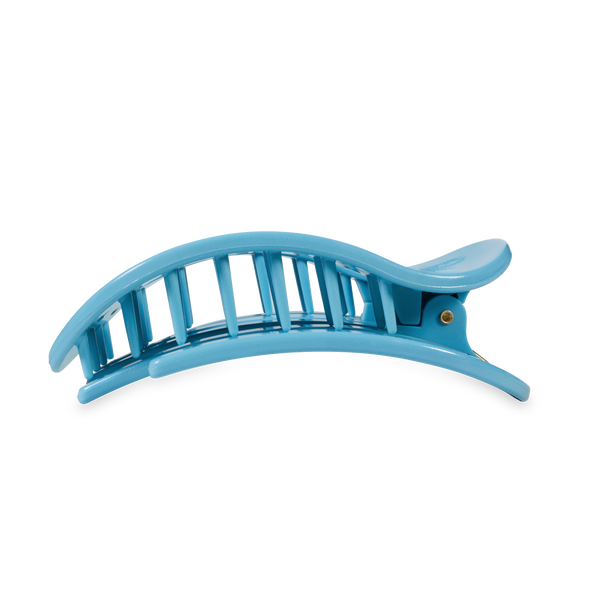 TELETIES - Flat Round Hair Clip - Summer Sky - Large