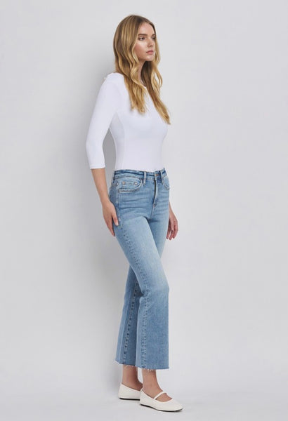 Lovervet - High Rise Kick Flare Denim