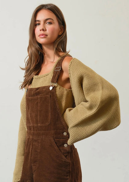 Skylar Knit Sweater Combo - Light Olive