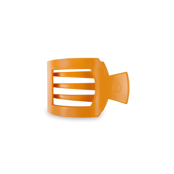 TELETIES - Square Flat Hair Clip - Mango for it! - Small
