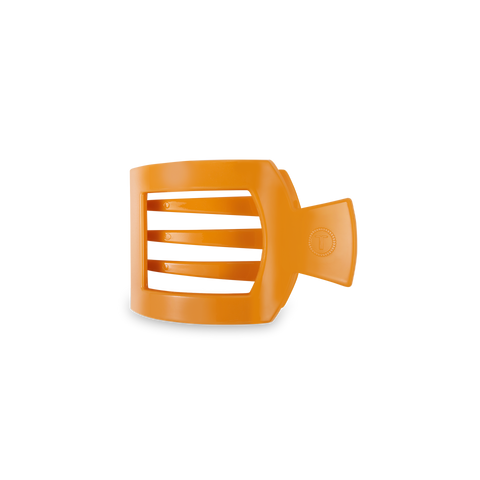 TELETIES - Square Flat Hair Clip - Mango for it! - Small