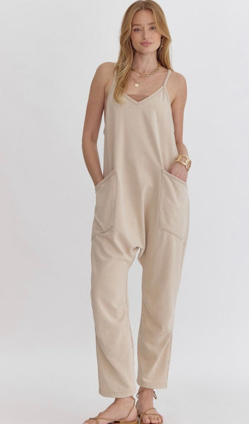 Magnolia Jumpsuit - Stone
