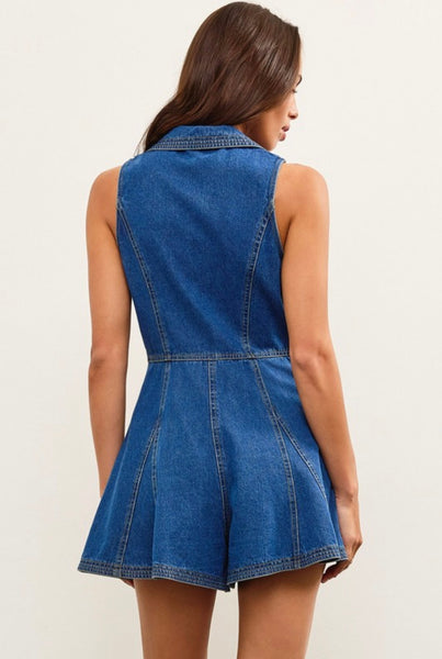 Scarlett Denim Romper