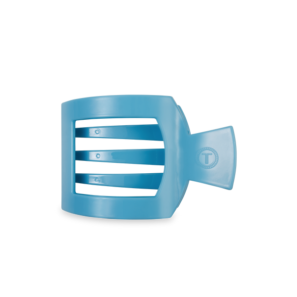 TELETIES - Flat Square Hair Clip - Summer Sky - Medium