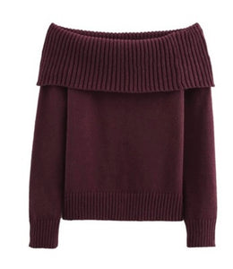 Bayou Gentilly Ln Sweater Top - Burgundy