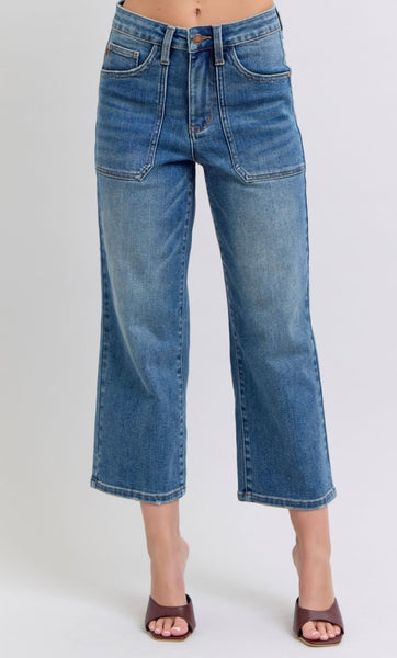 Judy Blue - High Waisted Utility Pocket Jeans