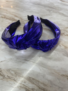 Amelie Ave Metallic Headbands - Purple