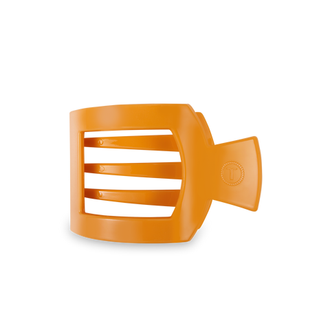 TELETIES - Square Flat Hair Clip - Mango for it! - Medium
