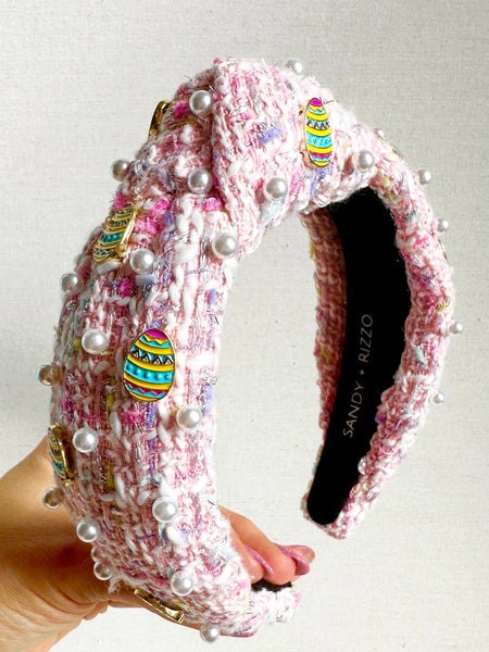 Sandy + Rizzo - Easter Charm Tweed Headband