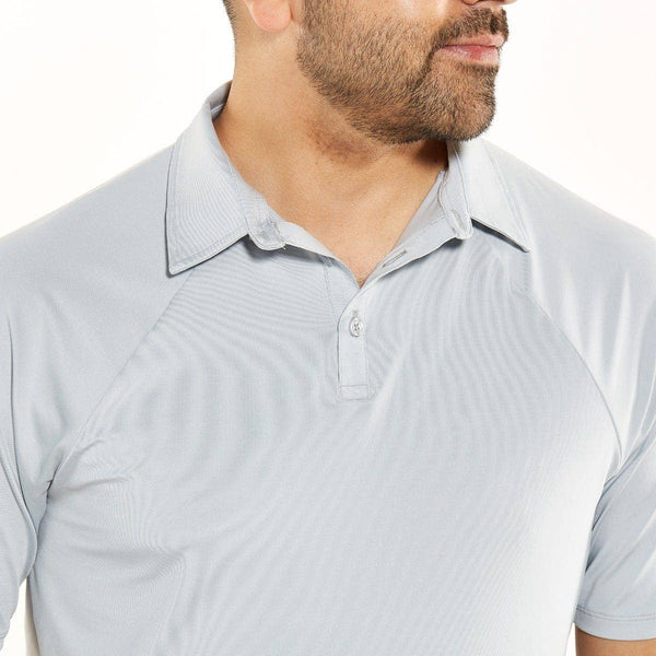 Men's Short Sleeve Polo - Slate Grey