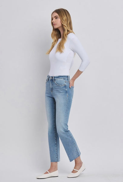 Lovervet - High Rise Kick Flare Denim