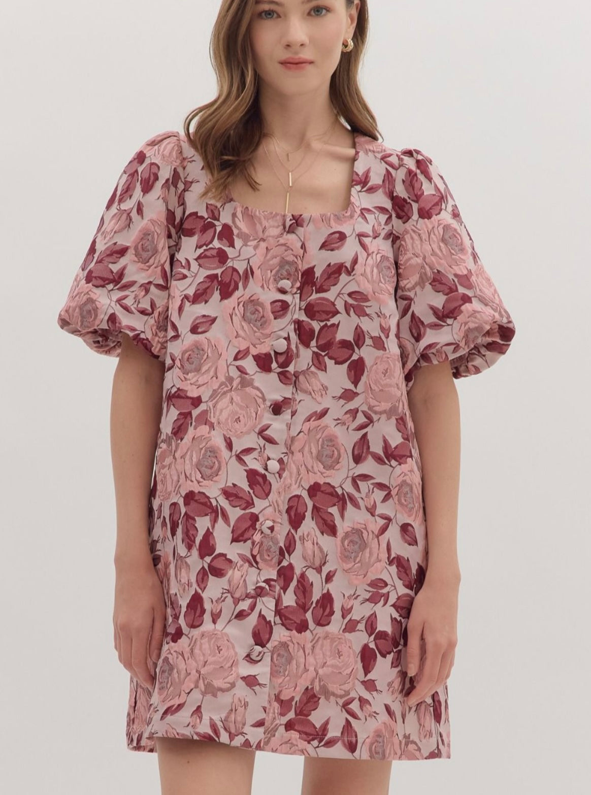 Sarah Floral Mini Dress