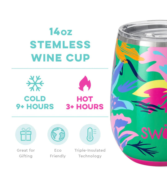 SWIG - Paradise Stemless Wine Cup (14oz)