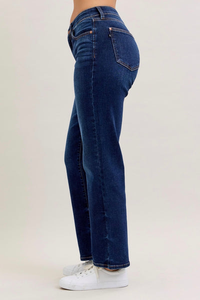 Judy Blue - Anna Mid Rise Straight Leg Denim