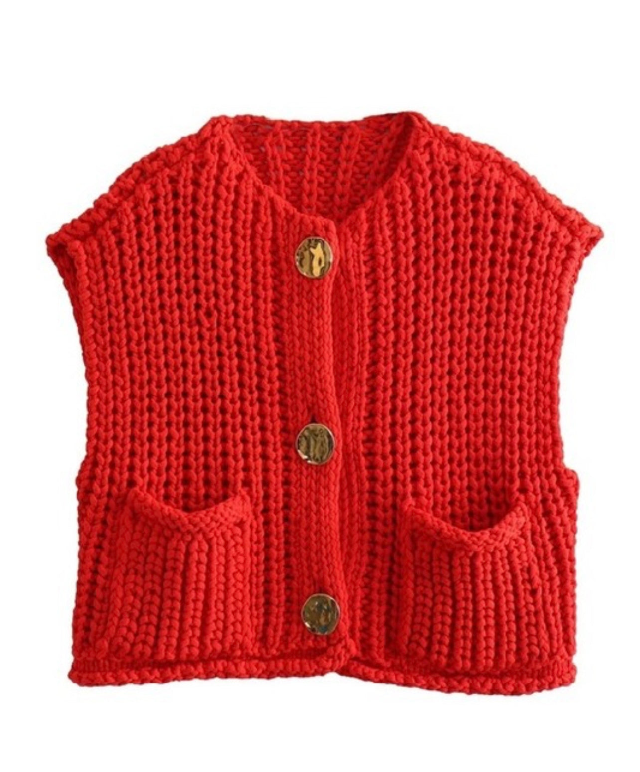 Bahama Dr Sweater Vest - Red