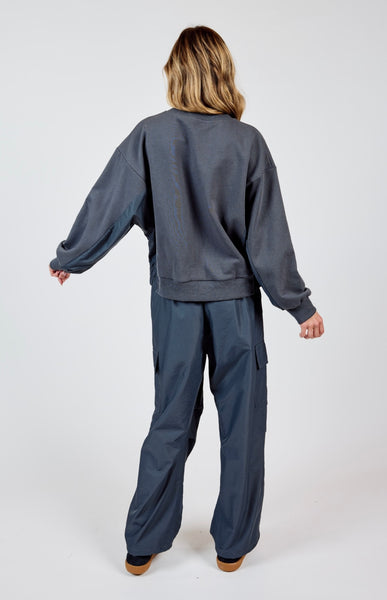 Sadie & Sage - Vita Crewneck Cargo Pant Set