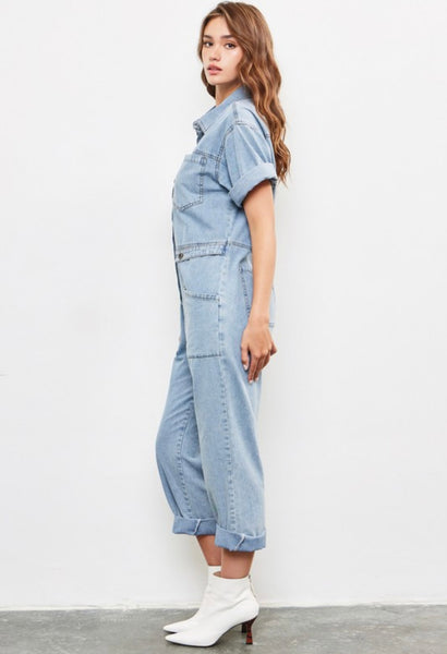 Sarah Denim Jumpsuit