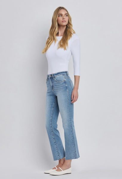 Lovervet - High Rise Kick Flare Denim