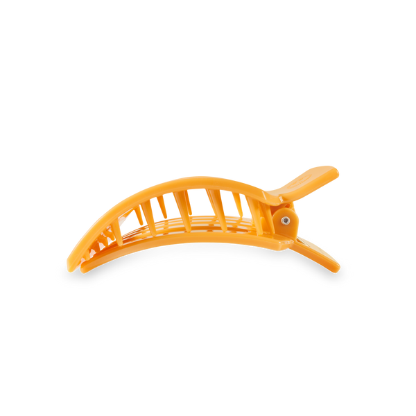 TELETIES - Square Flat Hair Clip - Mango for it! - Medium
