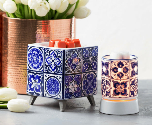 Indigo Tile Wax Warmer