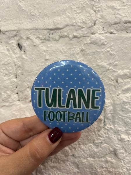 Signed by Abby - Tulane Game Day Buttons (Large)