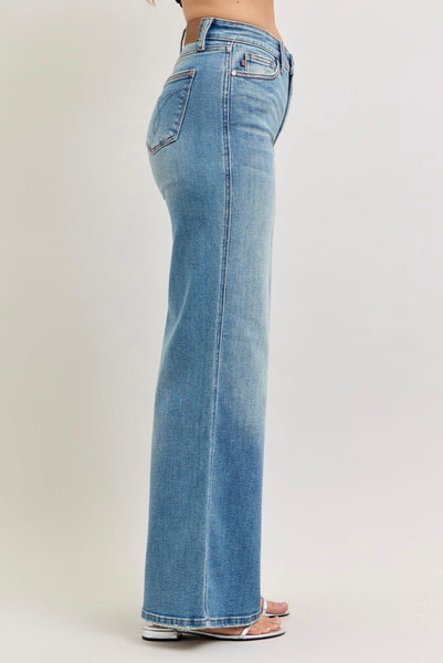 Judy Blue - High Waisted Wide Retro Denim