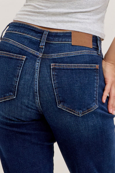 Judy Blue - Anna Mid Rise Straight Leg Denim