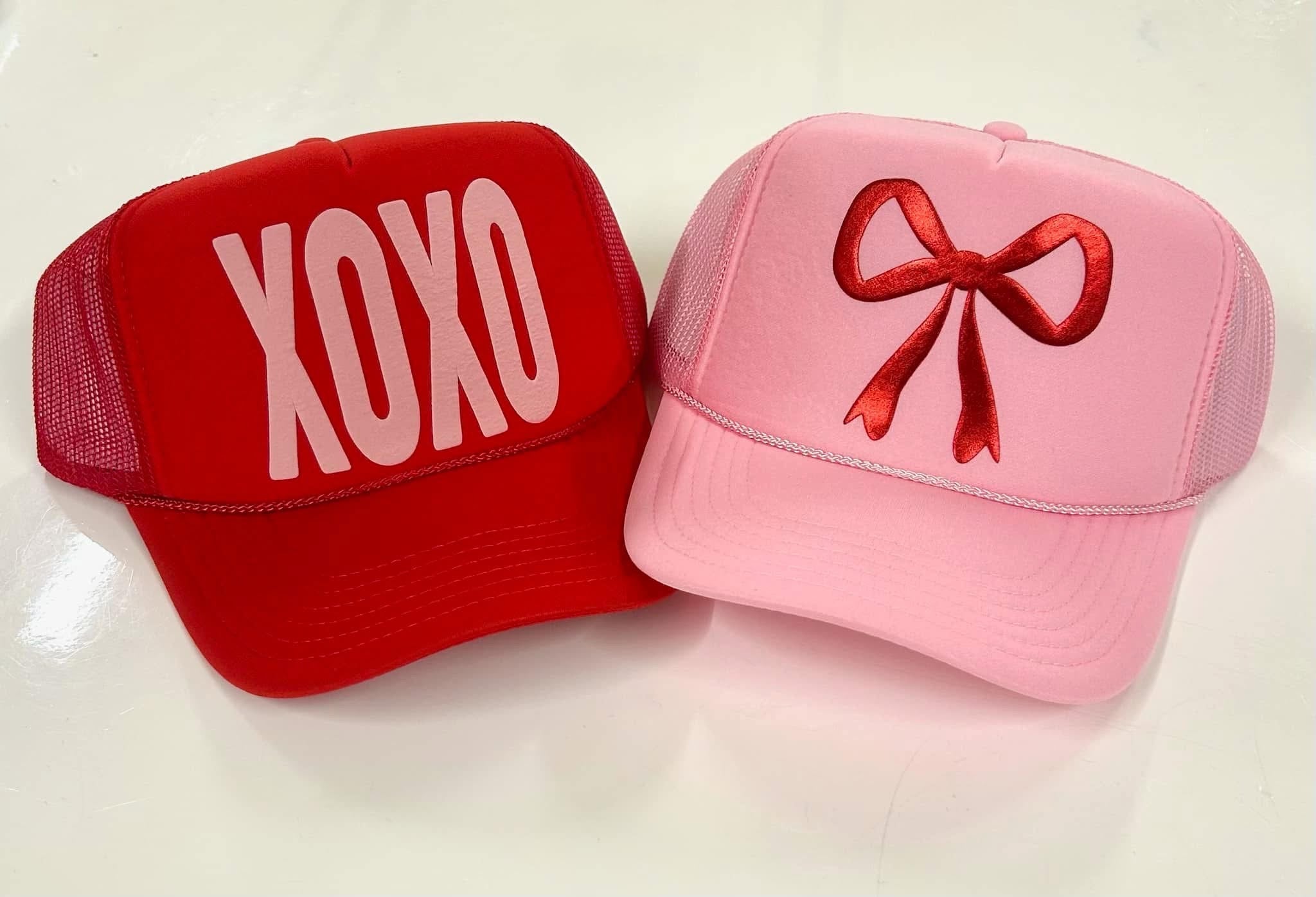 Valentine's Puff Hat - XOXO