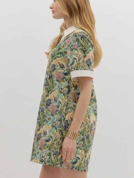 Valentina Mini Dress - Olive