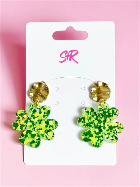 Sandy + Rizzo - Lucky Shamrock Earring