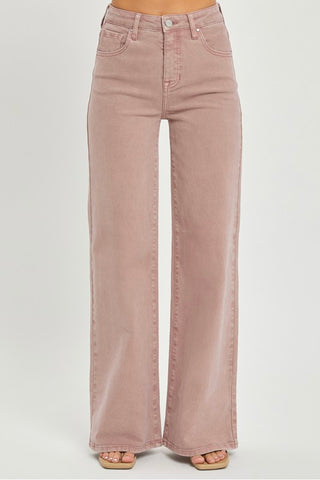 Risen - Maya Denim Jeans - Mauve