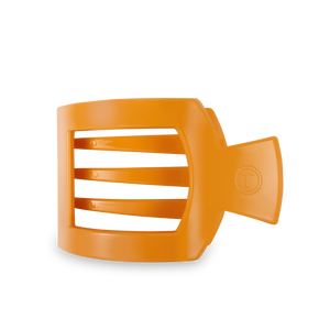 TELETIES - Square Flat Hair Clip - Mango for it! - Large