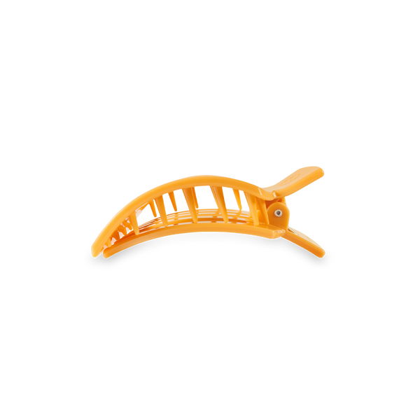 TELETIES - Square Flat Hair Clip - Mango for it! - Small