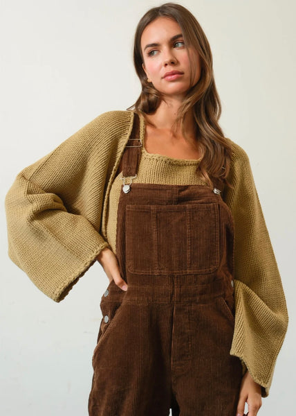 Skylar Knit Sweater Combo - Light Olive