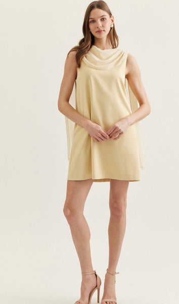 Amelia Mini Dress - Lemon