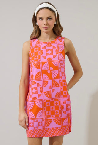 Haines Town Shift Mini Dress