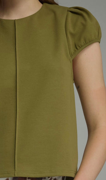 Collins Top - Martini Olive