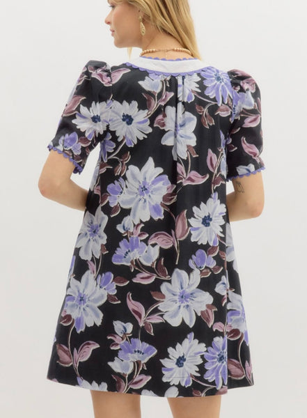 Victoria Mini Dress - Black