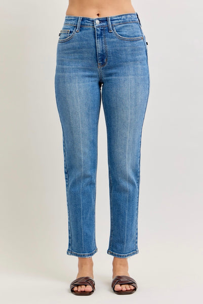 Judy Blue - Cora High Waisted Straight Denim Jeans