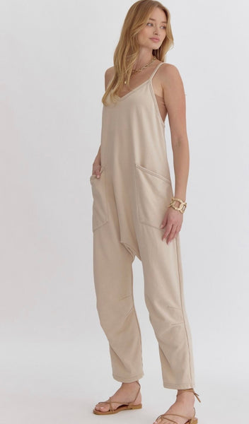 Magnolia Jumpsuit - Stone