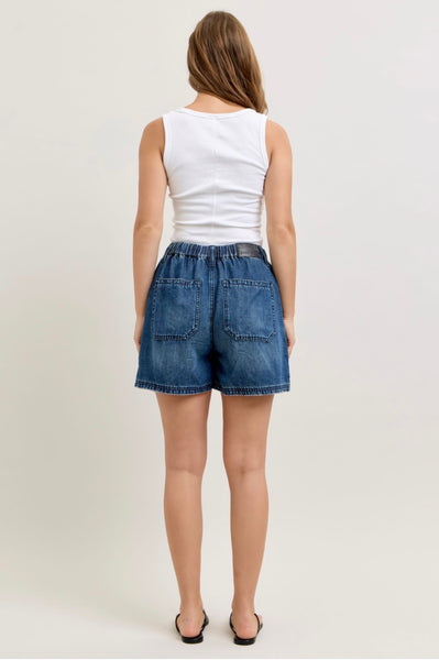 Judy Blue - Hailey High Waist Baggy Denim Short