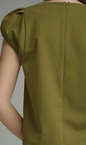 Collins Top - Martini Olive