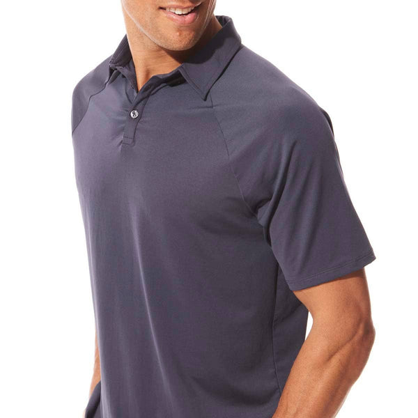 Men's Short Sleeve Polo - Charcoal