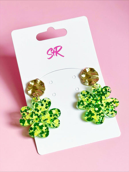 Sandy + Rizzo - Lucky Shamrock Earring