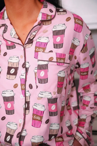 Coffee Date Pajama Set