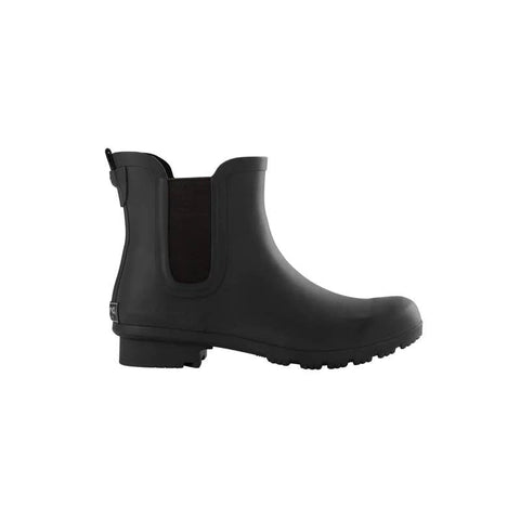 Chelsea Ankle Rain Boots - Black