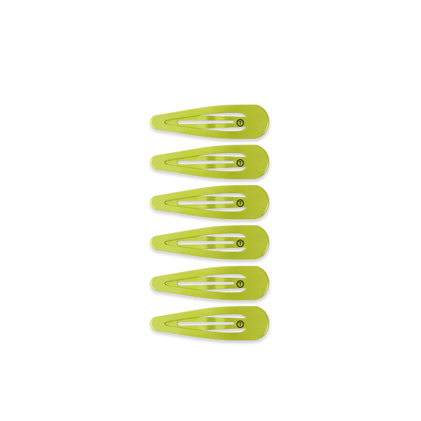 TELETIES - Snap Clip - Summer Brights - 6 Count