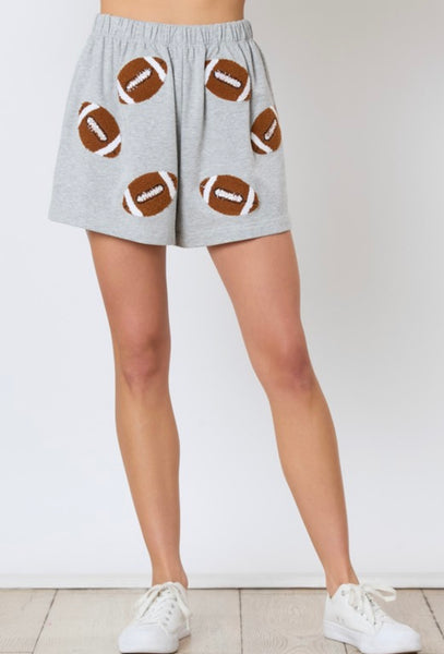 Time For Football Short Set - Heather Grey