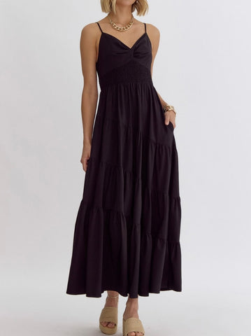 Madison Maxi Dress - Black